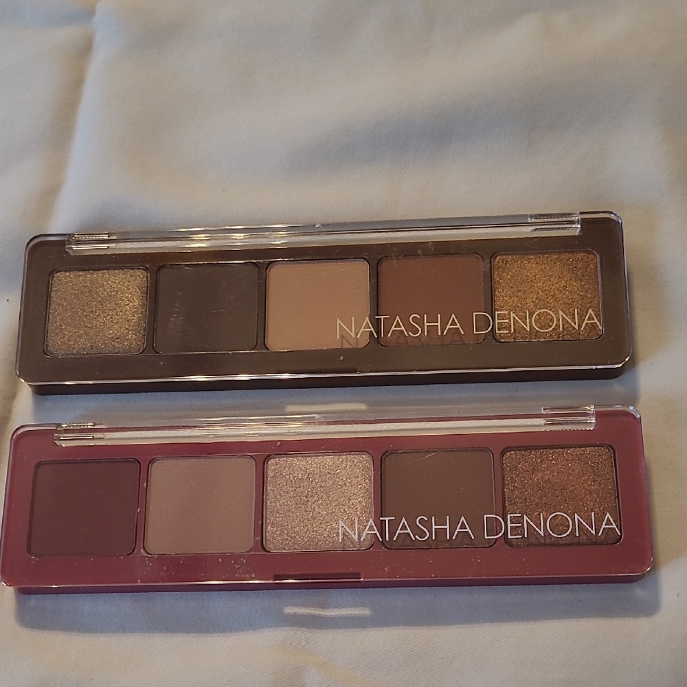 Natasha Denona Eyeshadow Palette - Gold, Brown, and Pink Hues
